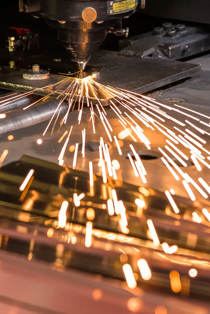 laser en fonctionnement