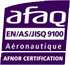 logo certification afnor aéronautique 9100